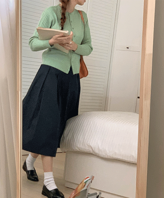 ✨반응폭주✨ Pops cotton skirt (2color)