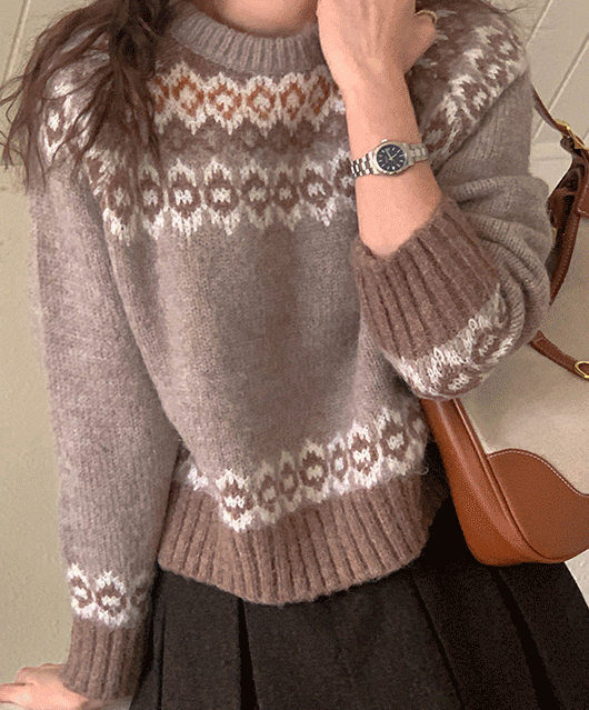 👜모헤어+울👜 Horbor knit (2color)